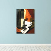 Gris - Coffeepot Leinwanddruck (Insitu (Holzboden))