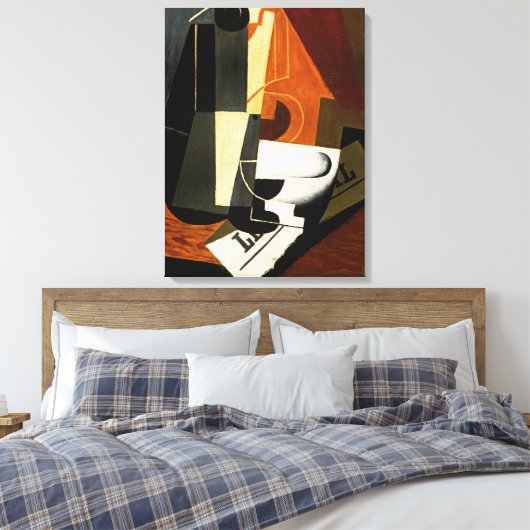 Gris - Coffeepot Leinwanddruck (Insitu (Schlafzimmer))