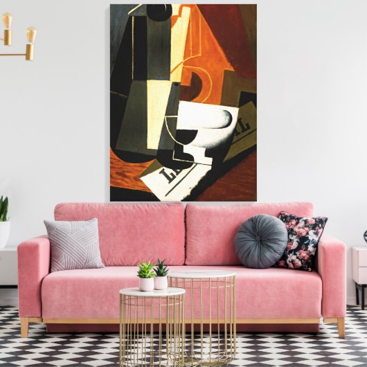 Gris - Coffeepot Leinwanddruck (Insitu (Wohnzimmer))