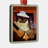 Gris - Das elektrische Licht, berühmte Malerei Ornament Aus Metall (Rechts)