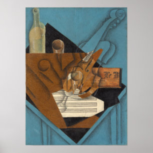 Gris - Der Musiker-Tisch Poster
