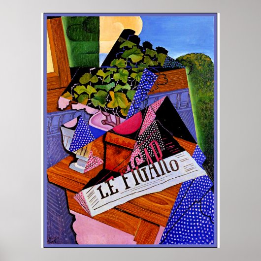 Gris - Ein Pot aus Geranien Poster (Vorne)