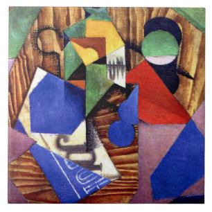 Gris - Flasche aus Rum und Zeitung Fliese