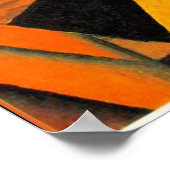 Gris - Foto von Violine und Karton Poster (Ecke)