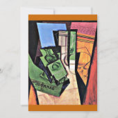 Gris - Frühstück, berühmtes Gemälde, Karte (Vorderseite)