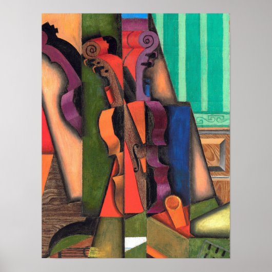Gris - Geige und Gitarre Poster (Vorne)