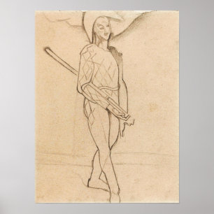 Gris - Harlequin 1916 Poster