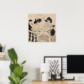 Gris - in der Musikhalle (Au Restaurant) Poster (Heimbüro)