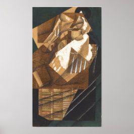 Gris - Karafeglas und Packung 1914 Poster