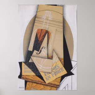 Gris - Komposition mit Violine Poster