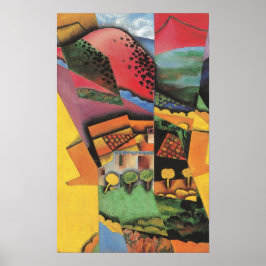 Gris - Landschaft auf Ceret 1913 Poster