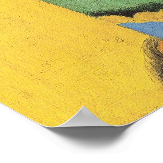 Gris - Landschaft auf Ceret 1913 Poster (Ecke)