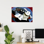 Gris - Malertisch; Juan Gris-Malerei Poster (Heimbüro)