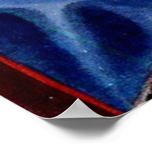 Gris - Obst und Buch Poster (Ecke)