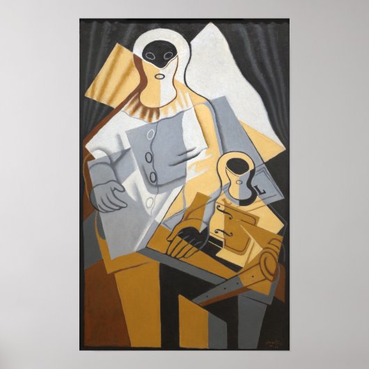 Gris - Pierrot 1921 Poster (Vorne)