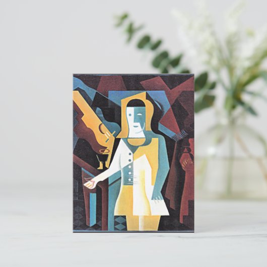 Gris - Pierrot, Postkarte (Stehend Vorderseite)