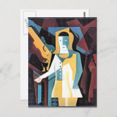 Gris - Pierrot, Postkarte (Vorne/Hinten)