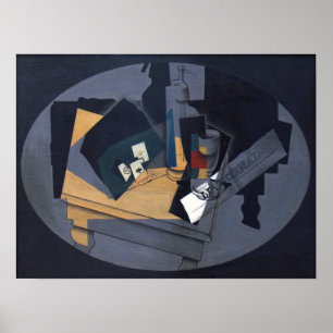 Gris - Spielkarten und Siphon 1916 Poster