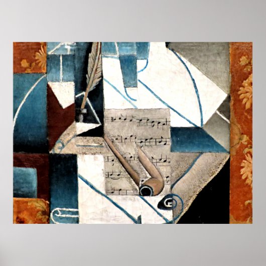 Gris - Stift und Pfeife Poster (Vorne)