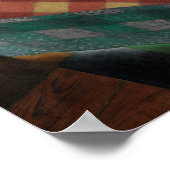 Gris - Stillleben mit geprüftem Tablett 1915 Poster (Ecke)