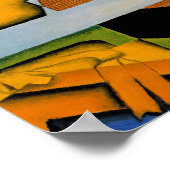 Gris - Stillleben mit Gitarre Poster (Ecke)