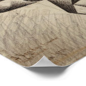 Gris - Studie für den Menschen in einem Café Poster (Ecke)