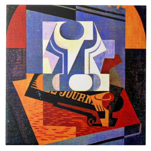 Gris - The Fruit Dish, 1918 Fliese (Vorderseite)