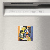 Gris - Violine und Glas Magnet (In Situ (Geschirrspüler))