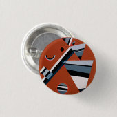 Gris von Kandinsky Abstrakte Malerei Moderne Kunst Button (Vorne & Hinten)