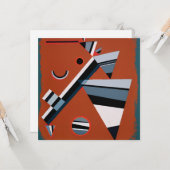 Gris von Kandinsky Abstrakte Malerei Moderne Kunst Karte (Vorderseite/Rückseite Beispiel)