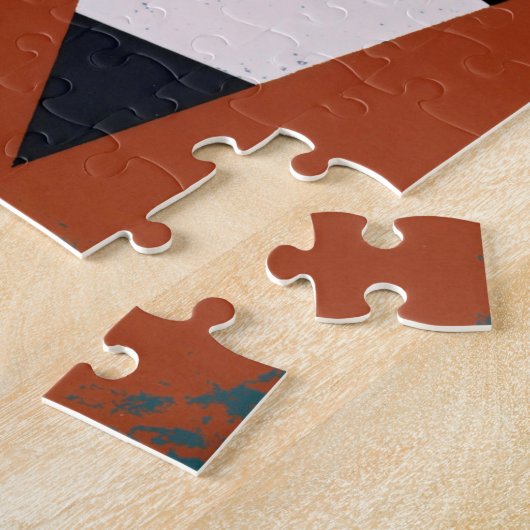 Gris von Kandinsky Abstrakte Malerei Moderne Kunst Puzzle (Seite)