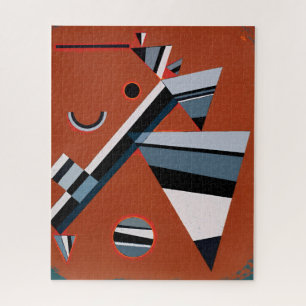 Gris von Kandinsky Abstrakte Malerei Moderne Kunst Puzzle