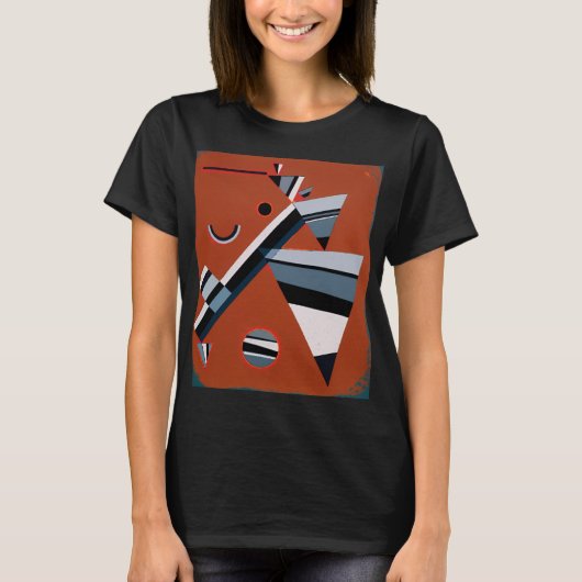 Gris von Kandinsky Abstrakte Malerei Moderne Kunst T-Shirt (Vorderseite)
