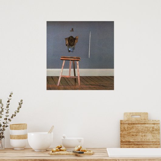 Grisaille Poster (Küche)