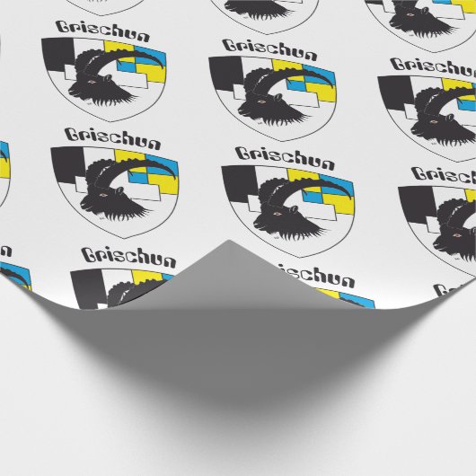 Grischun Svizra Geschenkpapier (Ecke)