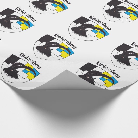 Grischun Svizra Geschenkpapier (Ecke)