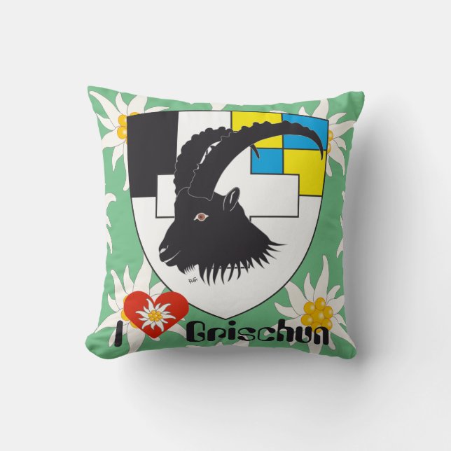 Grischun Svizra Kissen (Vorderseite)