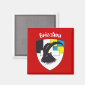 Grischun Svizra Magnet (Vorderseite/Rückseite)