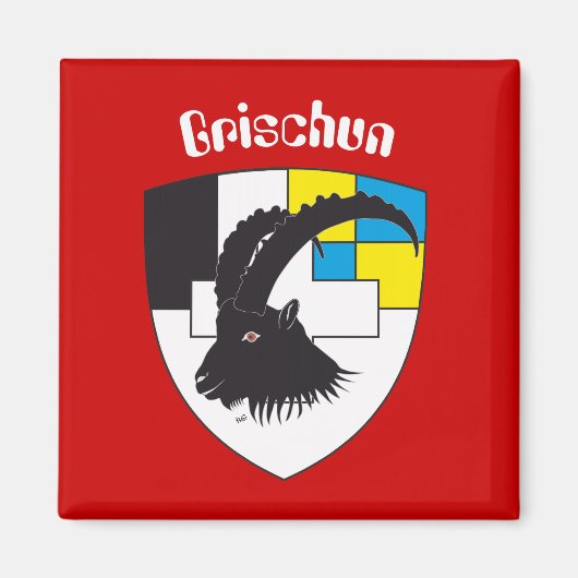 Grischun Svizra Magnet (Vorne)