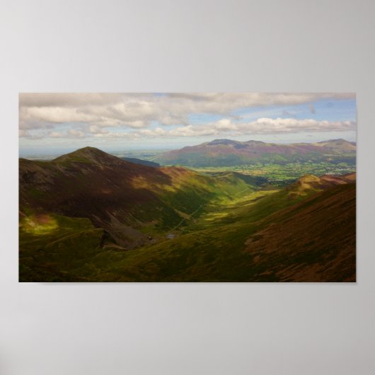 Grisedale Pike and Skiddaw Poster (Vorne)