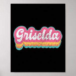 Griselda Vorname Girl Vintag 70er 80er Personali Poster