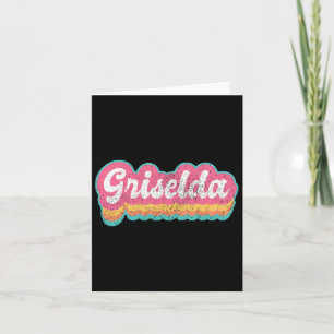 Griselda Vorname Mädchen Vintage 70er 80er Persona Karte