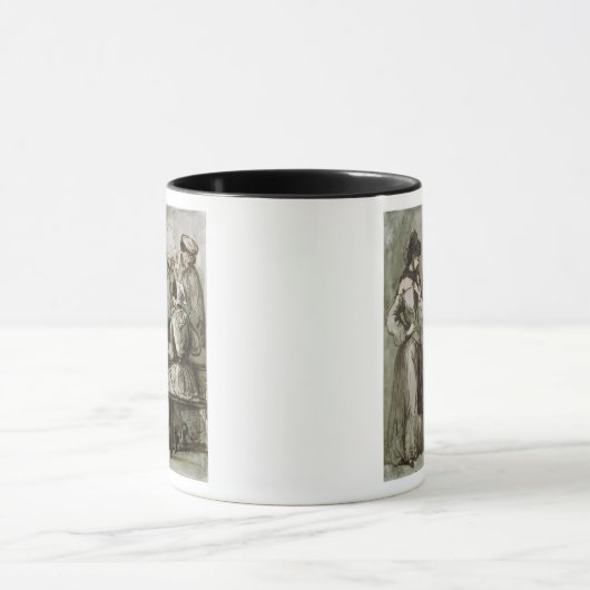 Grisettes und Arbeitskräfte Tasse (Zentrum)