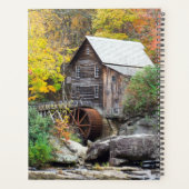 Grist Mill am Glade Creek Landschaftlich West Virg Planer (Rückseite)