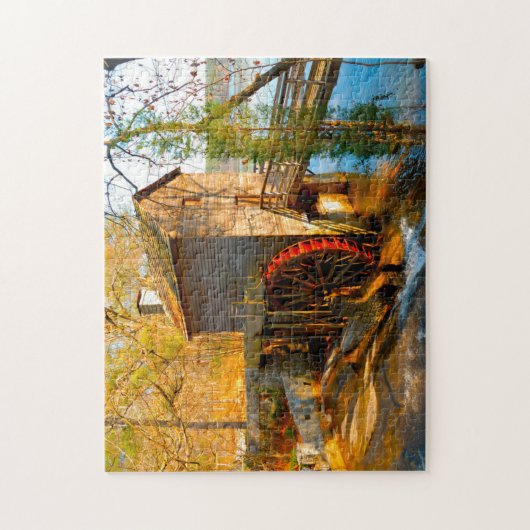 Grist Mill Georgia. Puzzle (Vertikal)