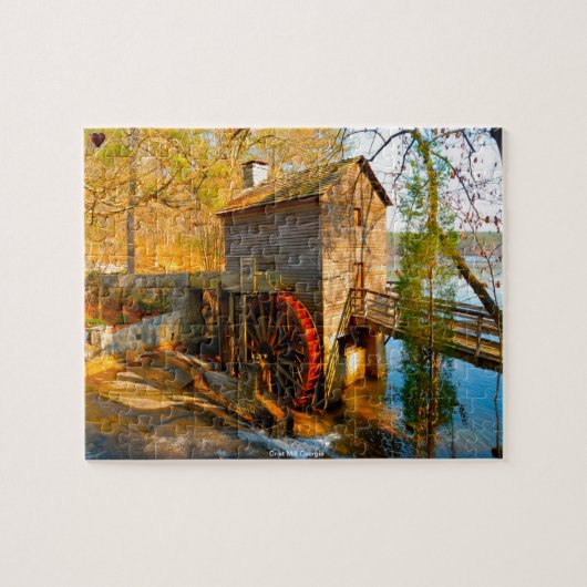 Grist Mill Georgia. Puzzle (Horizontal)