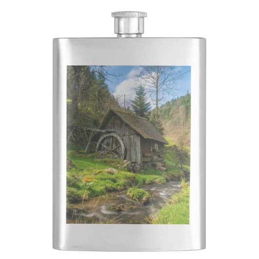 Grist Mill im Schwarzwald Flachmann (Vorderseite)
