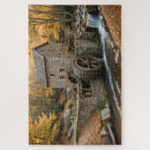 Grist Mill in Autumn Puzzle (Vertikal)