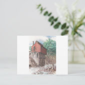 Grist Mill Postkarte (Stehend Vorderseite)