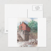 Grist Mill Postkarte (Vorne/Hinten)